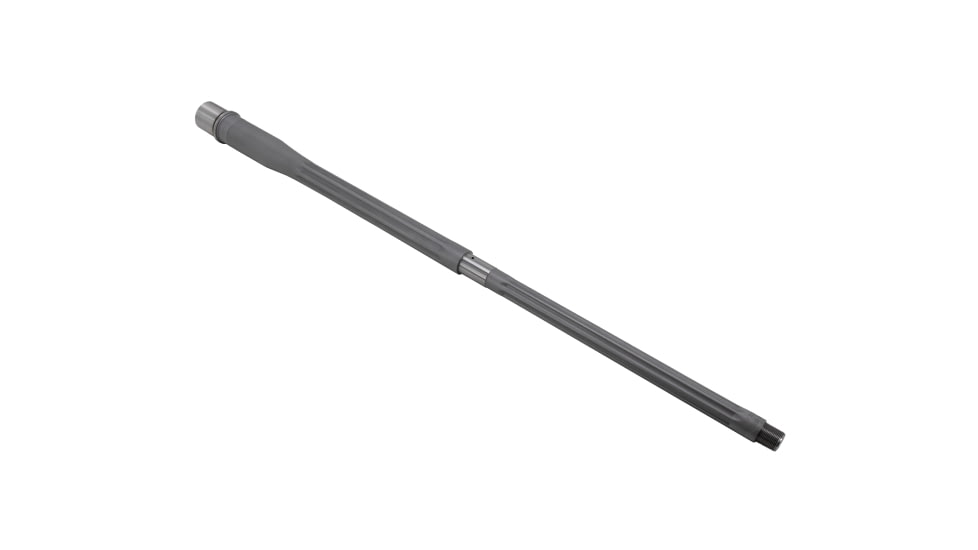 Shaw AR-10 6.5 Creedmoor Threaded Barrel, Straight Flute, 24in, HBAR Profile, 1-8 Twist, 5/8-24 Thread, Matte Stainless, AR10HBSSSF2465CM
