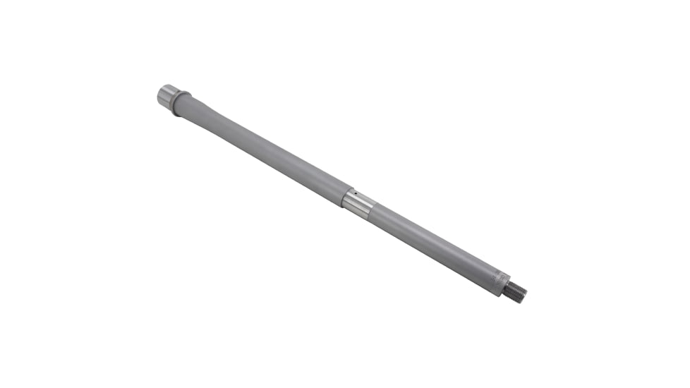 Shaw AR-15 5.56 NATO Threaded Barrel, No Flute, 16in, HBAR Profile, 1-7 Twist, 1/2-28 Thread, Matte Stainless, AR15HBSS16NATO7