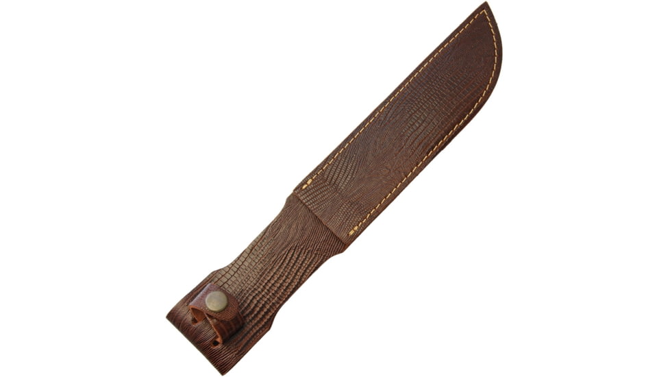 Sheath Fixed Blade Sheath Lizard, Fits Up To 7in Fixed Blade Knife, Lizard Pattern, Leather Construction, SH1183
