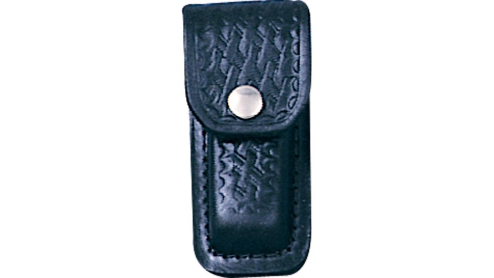 Sheath Leather Belt Pouch, Black, Fits 3in. to 3 1/2in. Knife SH200