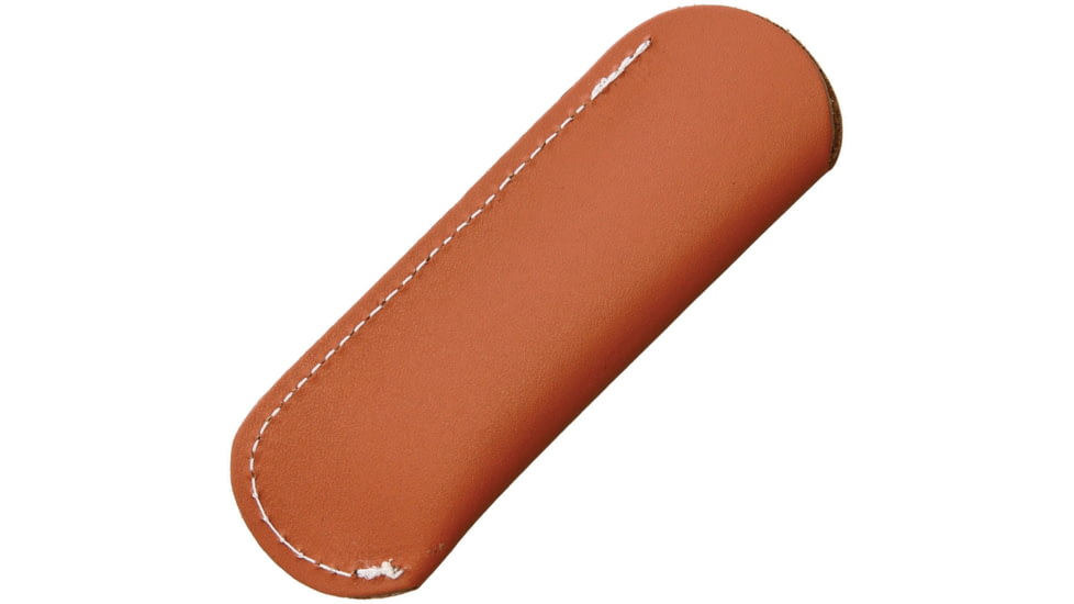 Sheath Leather Slip Pouch, 4.5in Overall, Brown Leather Construction, Fits 4in Folding Knife, SH1169
