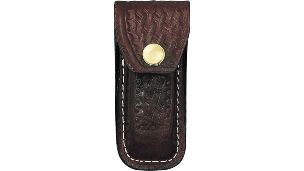 Sheath Swiss Army Belt Sheath, Large, Brown, Basketweave SH248