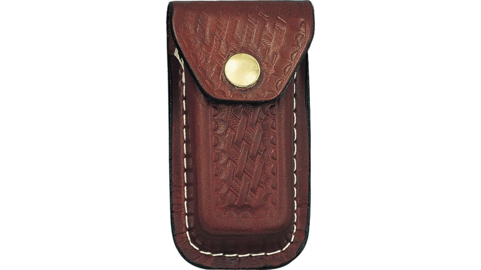 Sheath Swiss Army Belt Sheath, XL, Brown, Basketweave SH249