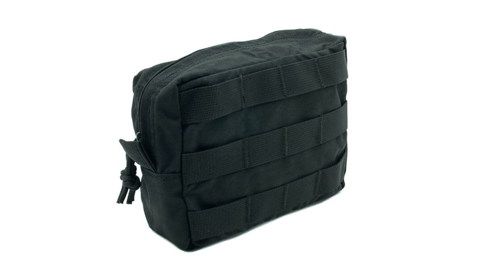 Shellback Tactical 6 x 8 Utility Pouch, Molle compatible, Black, One Size, SBT-7110-BK