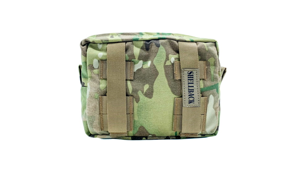 Shellback Tactical 6 x 8 Utility Pouch, Molle compatible, Multicam, One Size, SBT-7110-MC