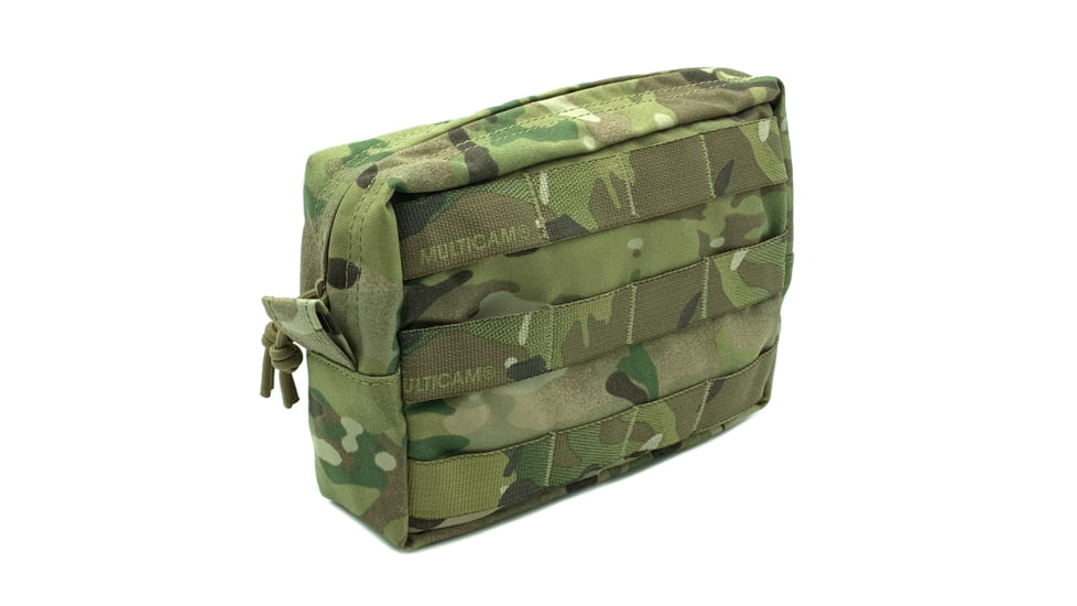 Shellback Tactical 6 x 8 Utility Pouch, Molle compatible, Multicam, One Size, SBT-7110-MC