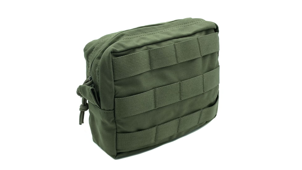 Shellback Tactical 6 x 8 Utility Pouch, Molle compatible, Ranger Green, One Size, SBT-7110-RG