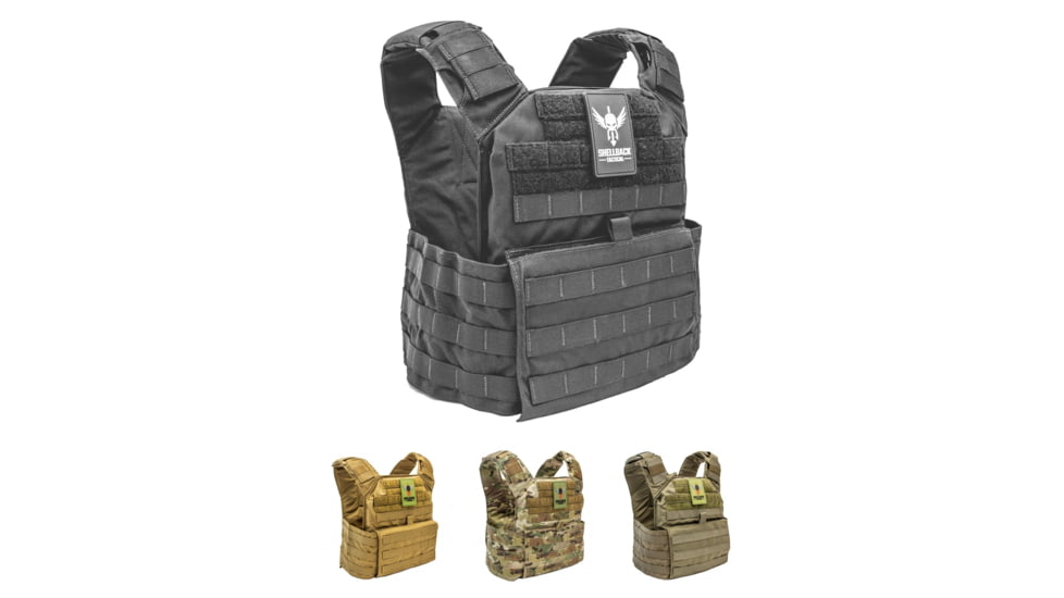 Shellback Tactical Banshee Rifle Plate Carrier, Black, Coyote Tan, MultiCam, Ranger Green