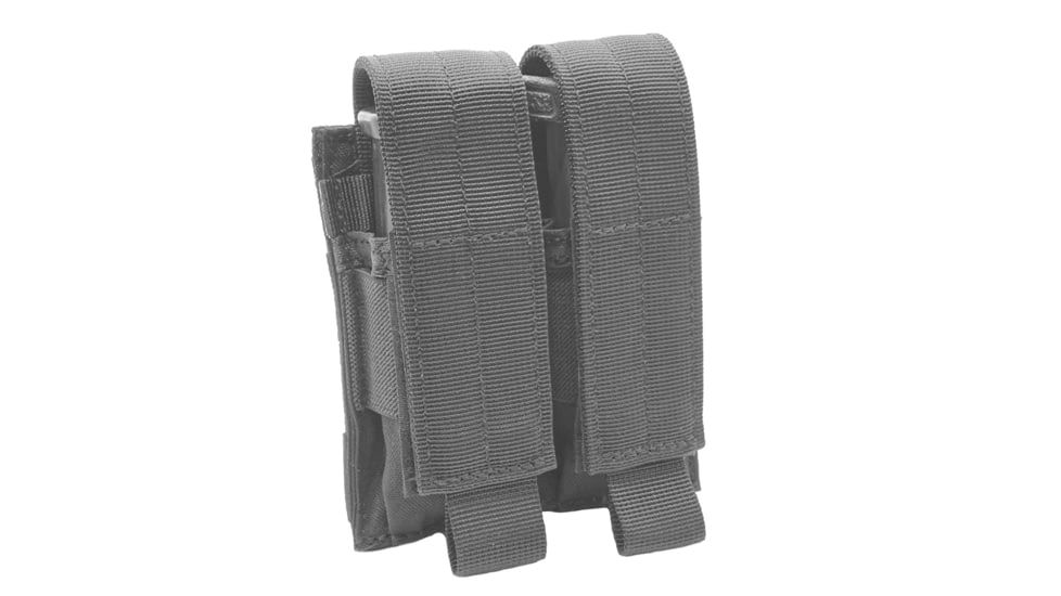 Shellback Tactical Double Pistol Mag Pouch, Molle compatible, Black, One Size, SBT-5000-BK