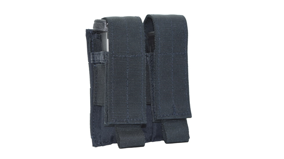Shellback Tactical Double Pistol Mag Pouch, Molle compatible, Navy Blue, One Size, SBT-5000-NB