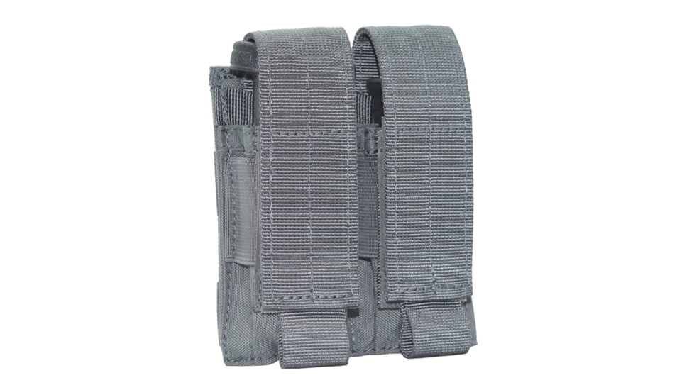 Shellback Tactical Double Pistol Mag Pouch, Molle compatible, Wolf Grey, One Size, SBT-5000-WG