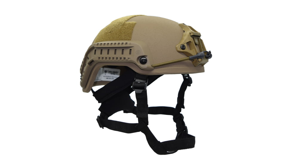 Shellback Tactical Level IIIA Spec Ops ACH High Cut Ballistic Helmet, Coyote, Medium, SBT-SO501HC-CT-MD