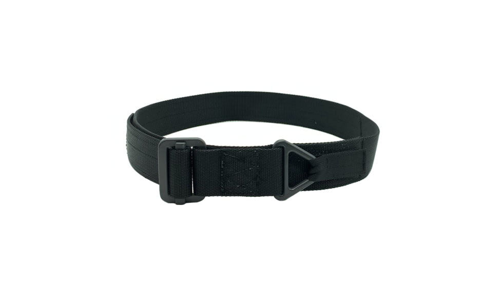 Shellback Tactical Riggers Belt w/ Hook-and-loop Buckle, Black, Extra Large, SBT-8000-BK-XL