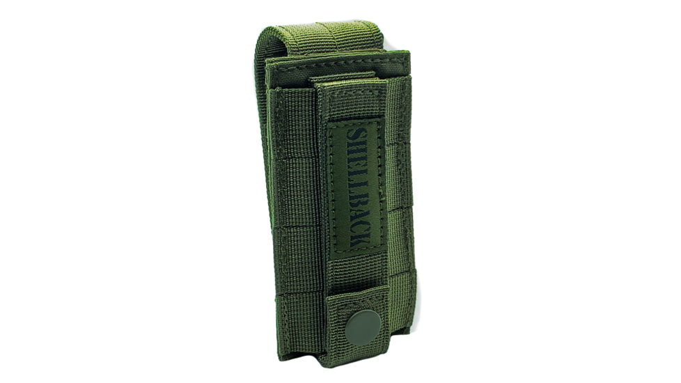 Shellback Tactical Single Pistol Mag Pouch, Molle compatible, Ranger Green, One Size, SBT-4000-RG