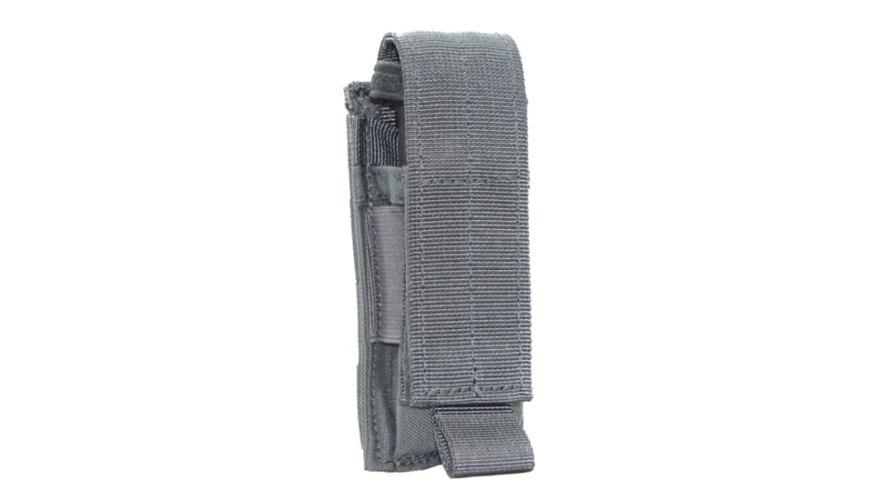 Shellback Tactical Single Pistol Mag Pouch, Molle compatible, Wolf Grey, One Size, SBT-4000-WG