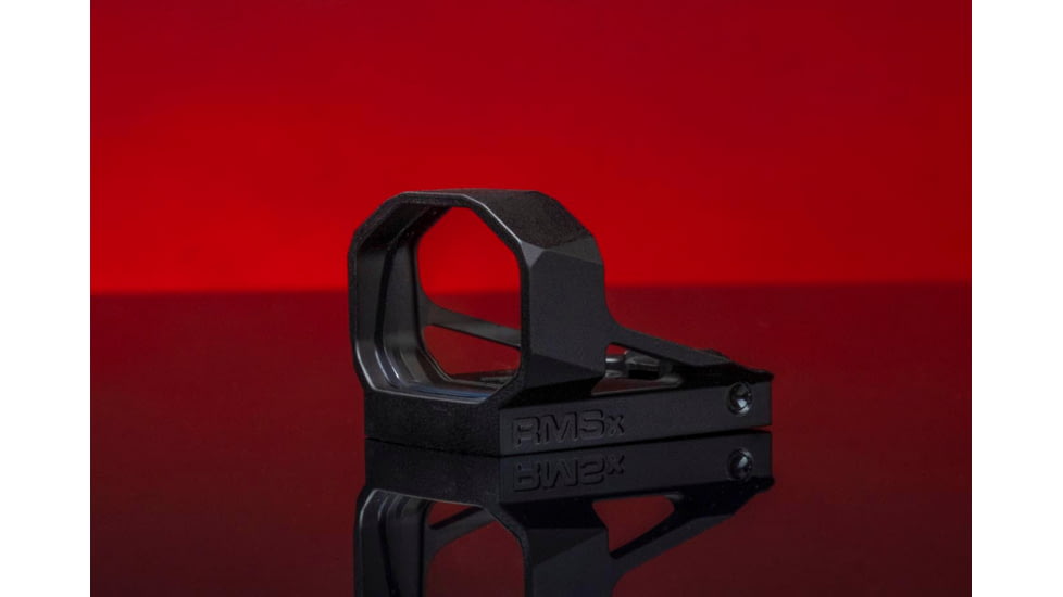 Shield Sights Compact Reflex Mini Red Dot Sight, 65/2 MOA Dot Reticle, RMSx-65/2MOA Glass Lens, Black, RMSx-65/2-Moa-G