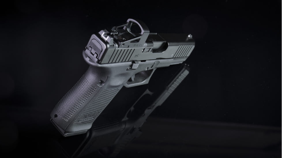 Shield Sights Reflex Mini Red Dot Sight 2.0, 4 MOA Dot Reticle, RMS2-4MOA Polymer Lens, Black, RMS2-4MOA-POLYMER