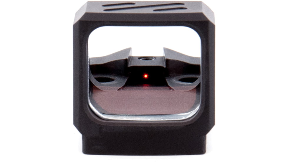 Shield Sights RMSsc Reflex Mini Sight Sub-Compact 1x 17.35x14.35mm Reflex Red Dot Sight, 8 MOA Dot Reticle, Black, RMSsc-8MOA-Glass