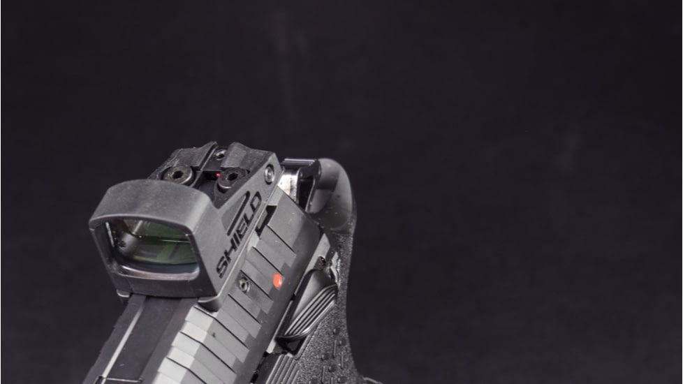 Shield Sights Shield Mini Red Dot Sight 2.0, 8 MOA Dot Reticle, SMS2-8MOA Polymer Lens, Black, SMS2-8MOA-POLYMER