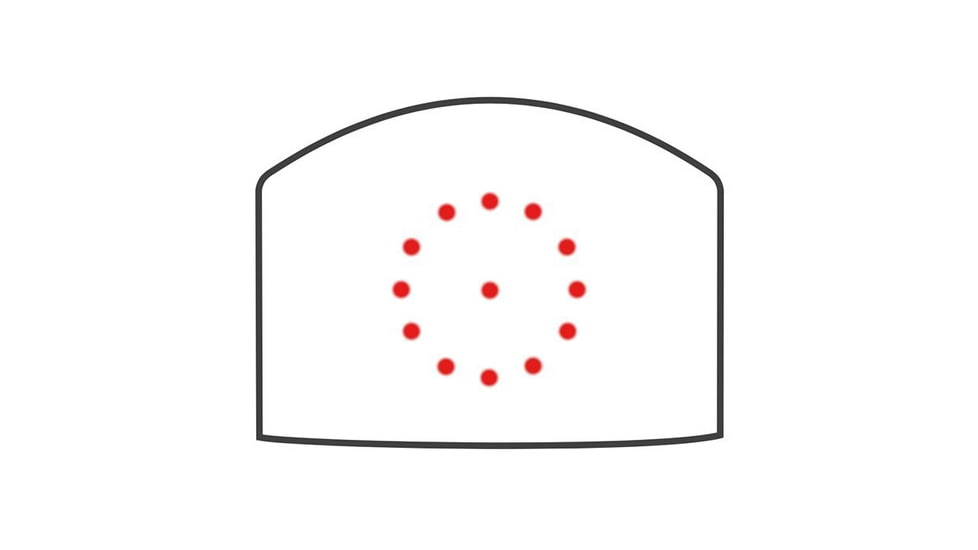 Shield Sights Shield Mini Red Dot Sight, 65/2 MOA Dot Reticle, SMS-65/2MOA Polymer Lens, Black, SMS-65/2MOA-POLY