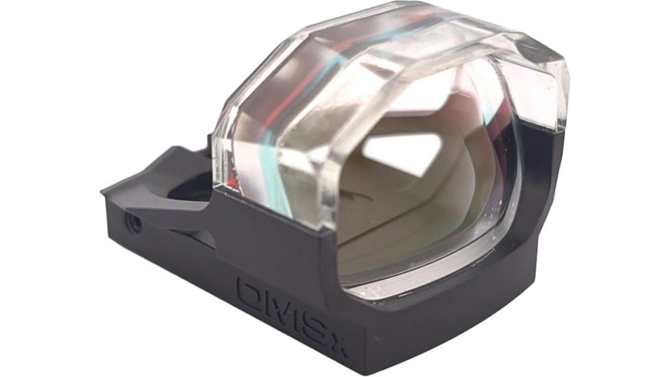 Shield Sights OMSx Open Mini XL 1x30mm Reflex Red Dot Sight, 8 MOA, Black, OMSx-8MOA-GLASS