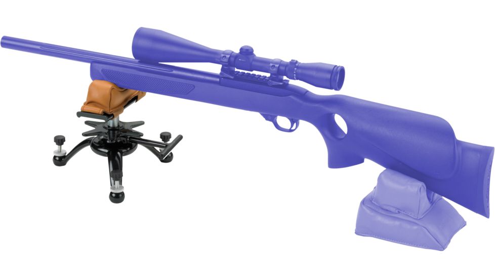 Shooters Ridge Tri-Stance Gun Rest with Leather Sand Bag