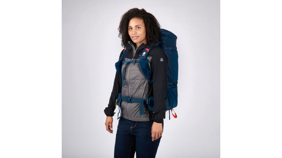 Sierra Designs 40-60L Flex Capacitor Backpack, Majolica Blue, Medium/Large, 80710223MJB-M/L