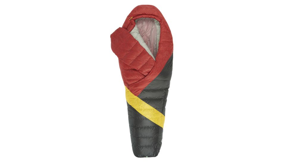 Sierra Designs Cloud 800 Dridown 20 Deg Long, Red, Yellow, Peat, 70607318L