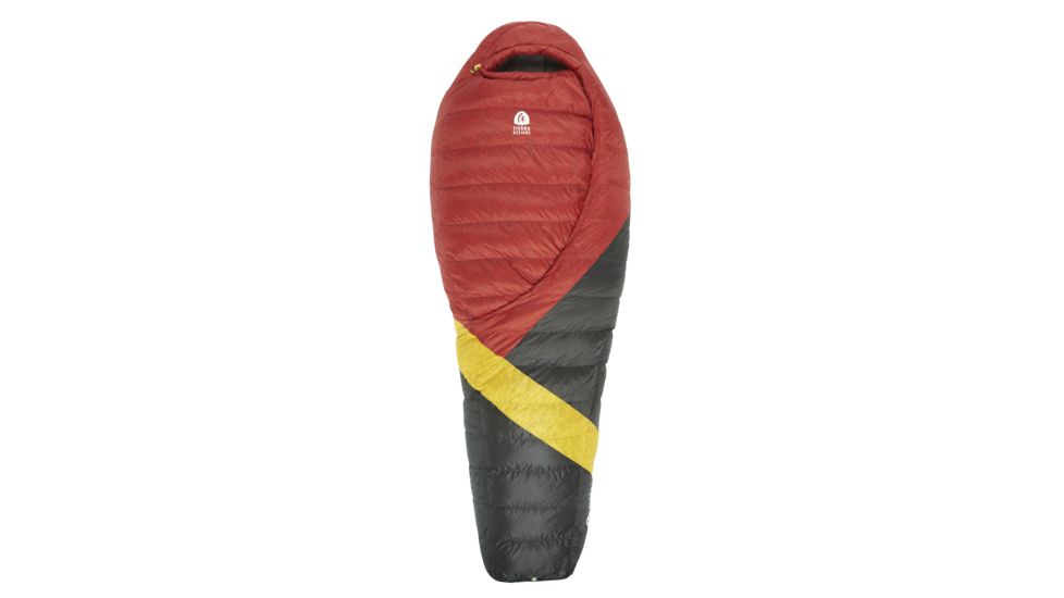 Sierra Designs Cloud 800 Dridown 20 Deg Reg, Red, Yellow, Peat, 70607318R