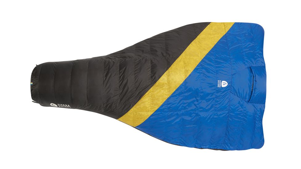 Sierra Designs Nitro Quilt 800F 35 Deg, Blue, Yellow, Peat, REG, 80710419R