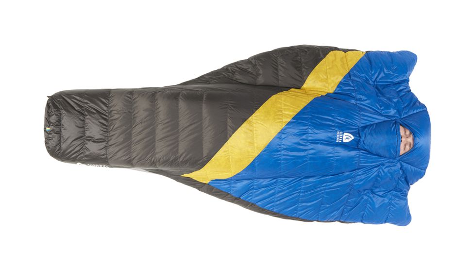 Sierra Designs Nitro Quilt 800F 35 Deg, Blue, Yellow, Peat, REG, 80710419R