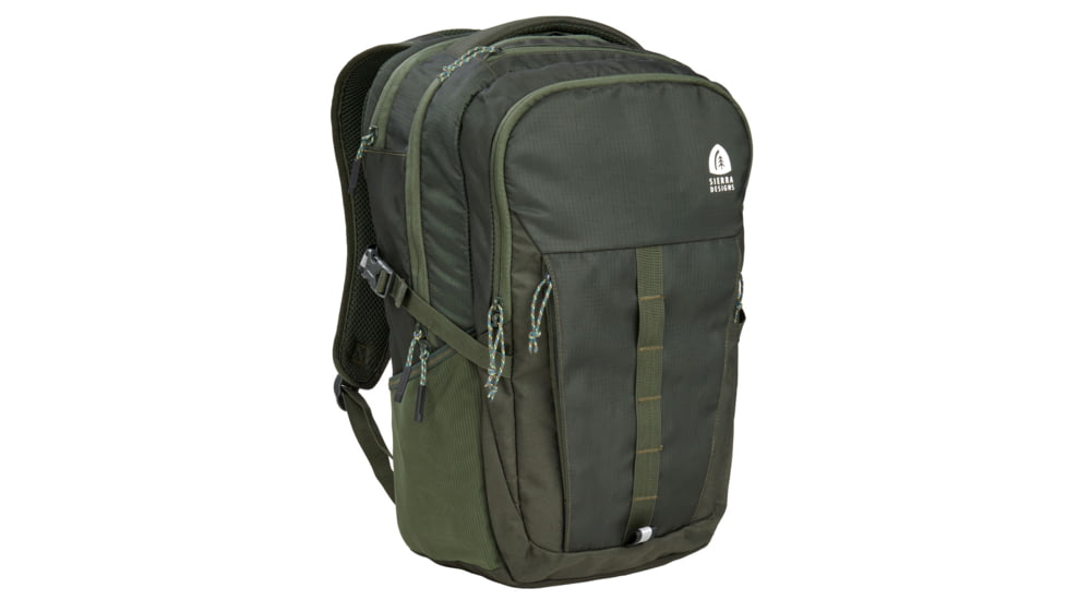 Sierra Designs Sonora Pass 27L Daypack, Green, 80713621-GG