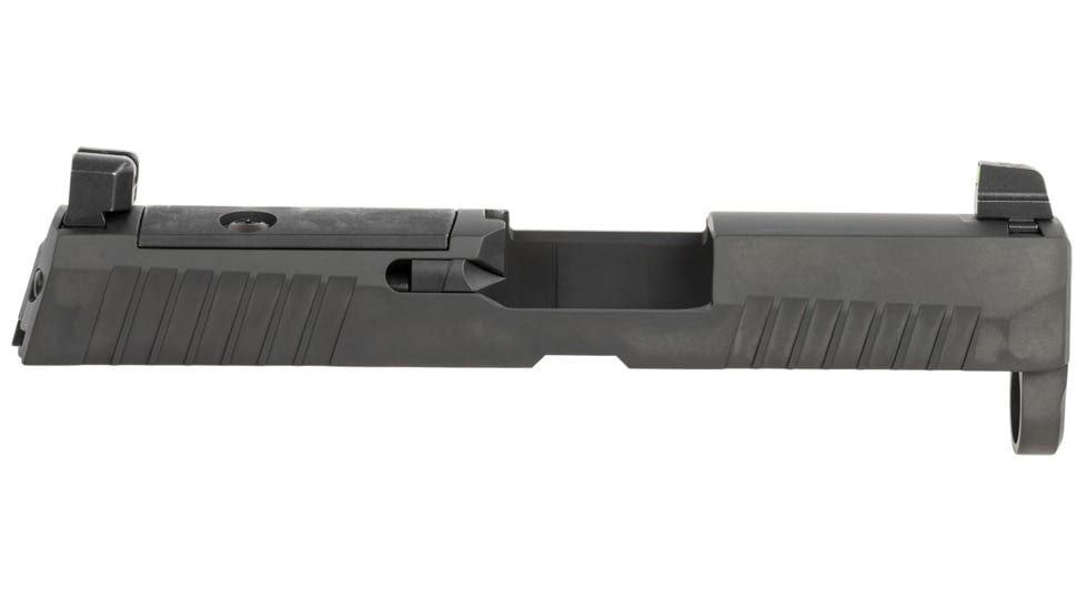 SIG SAUER P320 Sub-Compact/XCompact Slide Assembly w/X-Ray3 Day/Night Suppressor Sights, 9mm Luger, 3.6 in Barrel, Optic Ready, Nitron DLC Stainless Steel, Black, 8900957