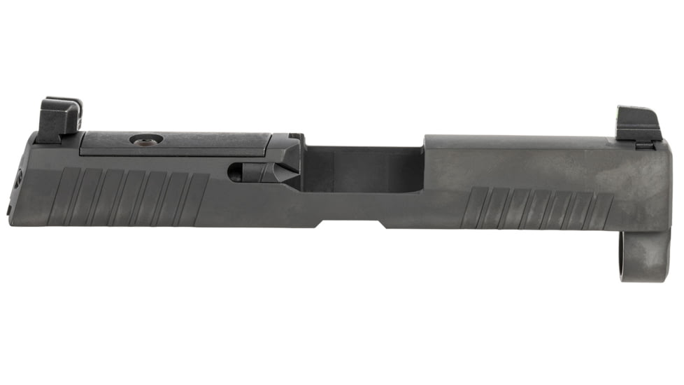 SIG SAUER P320 Compact/Carry/Full Size Slide Assembly w/X-Ray3 Day/Night Suppressor Sights, 9mm Luger, 3.9 in Barrel, Optic Ready, Nitron PVD Matte Stainless Steel, Black, 8900958