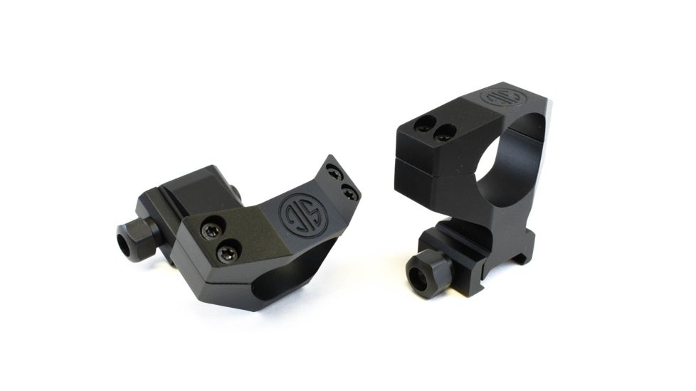 SIG SAUER Alpha Hunting Rifle Scope Rings, 30mm, Black SOA10001