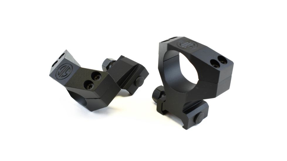 SIG SAUER Alpha Hunting Rifle Scope Rings, 30mm, Black SOA10001