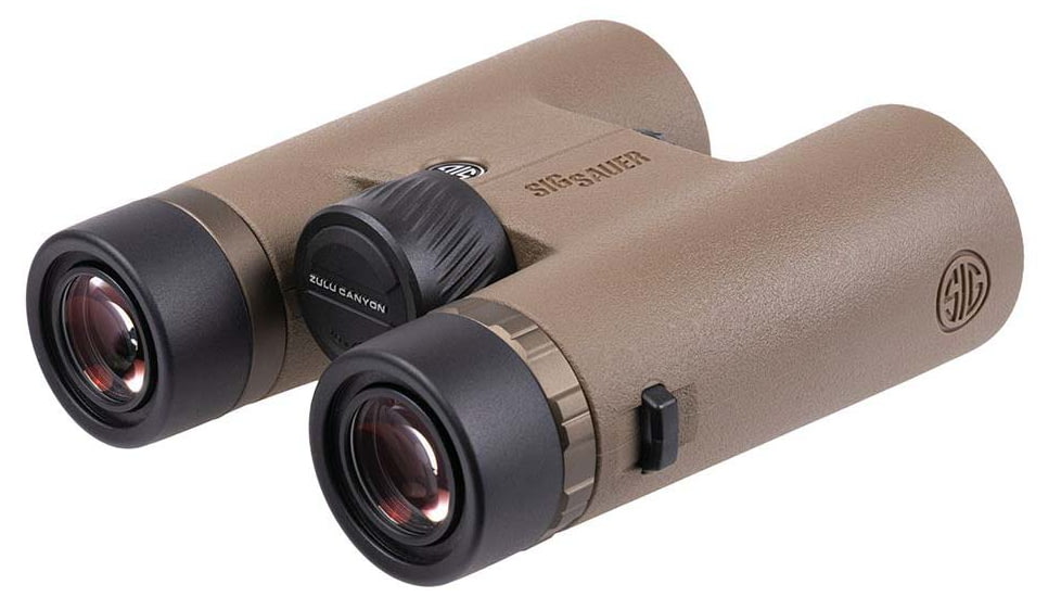 SIG SAUER Canyon 10x42mm Binoculars, HD Lens, Closed Bridge, FDE, SOZC0001
