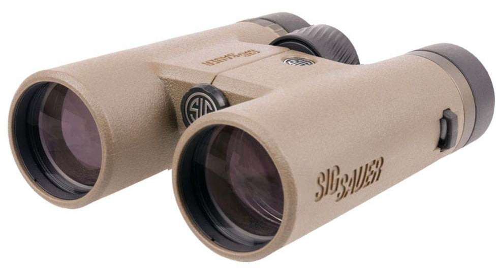 SIG SAUER Canyon 10x42mm Binoculars, HD Lens, Closed Bridge, FDE, SOZC0001