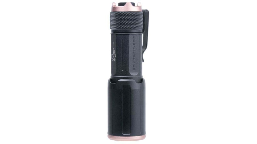 SIG SAUER Foxtrot-EDC ROSE Compact Flashlight, 18350 Lithium-Ion, 1350 Lumens, Black/Rose Gold, SOFEC0RS