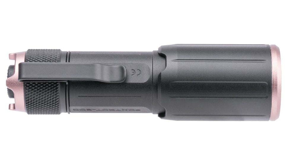 SIG SAUER Foxtrot-EDC ROSE Compact Flashlight, 18350 Lithium-Ion, 1350 Lumens, Black/Rose Gold, SOFEC0RS