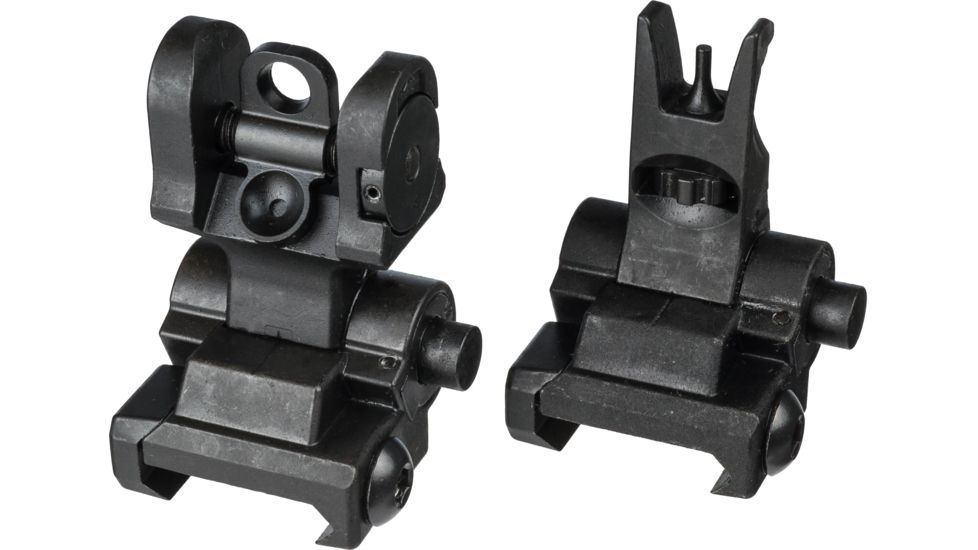 SIG SAUER Iron Sight Set, Flip Up, fits M1913 Rail, Black, SITE-SET-1913-FLIP