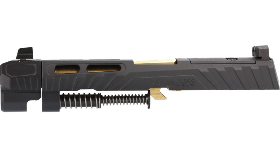 SIG SAUER P320 9mm Spectre COMP Complete Barrel Assembly, Gold, 8901002