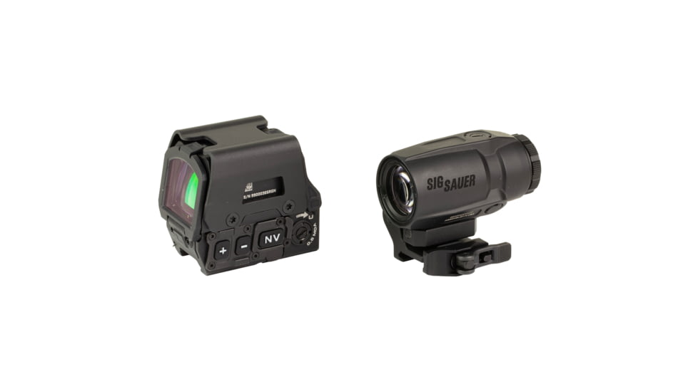 Sig Sauer Romeo 8T AMR/Juliet Magnifier Combo, Red Dot Sight, 40MM Objective, 5X Magnifier, QBCD 2.0 Reticle, Matte Finish, Black SORJ8T801-5