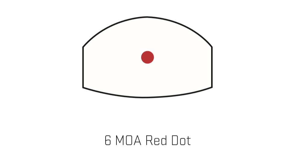 Sig Romeo 1Pro 1x30mm Red Dot Sight, 6 MOA Dot Reticle, Aircraft Grade Aluminum, Flat Dark Earth, SOR1P103