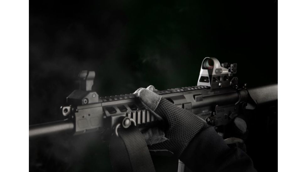 Sig Romeo 3 Miniature 1x25mm Reflex Sight w/ Riser, 3 MOA Red Dot Reticle, Graphite SOR31002