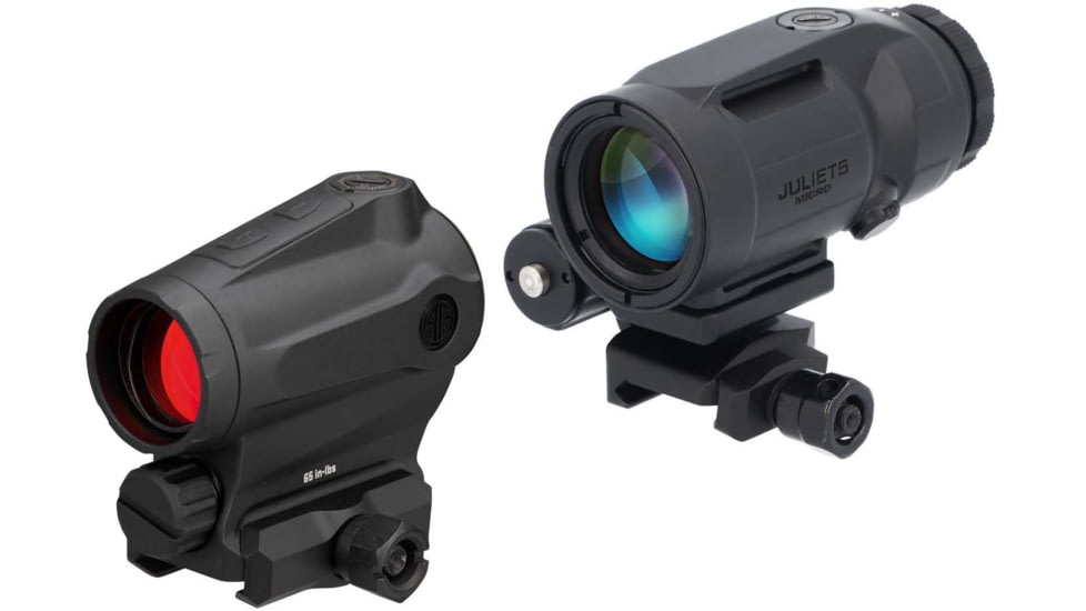 SIG SAUER Romeo5XDR GEN II 5x24mm Combo Kit, 2 MOA Red Dot Sights, Black, SORJ5X201