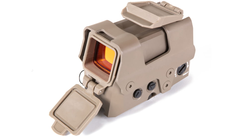SIG SAUER Romeo8T Red Dot Sight, Ballistic Circle Dot, 0.5 MOA ADJ, CR123A, Hex Bolt Mount, Shroud, FDE, SOR81003