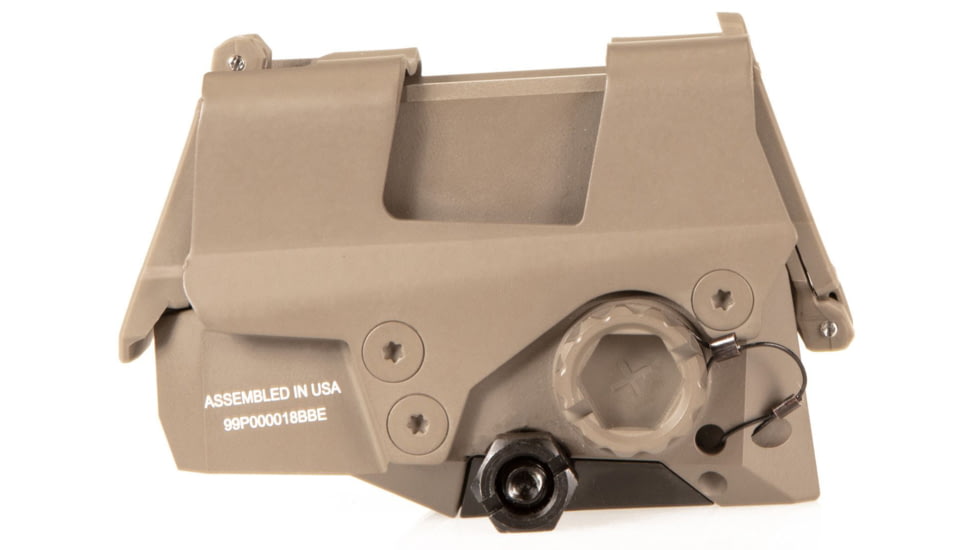 SIG SAUER Romeo8T Red Dot Sight, Ballistic Circle Dot, 0.5 MOA ADJ, CR123A, Hex Bolt Mount, Shroud, FDE, SOR81003