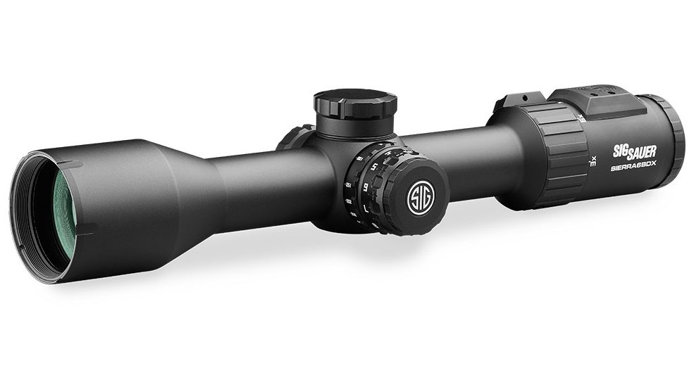 SIG SAUER Sierra6BDX 3-18x44mm Rifle Scope 30mm Tube Second Focal Plane, Black, BDX-R2 Digital Reticle, MOA, SOSBDX63111