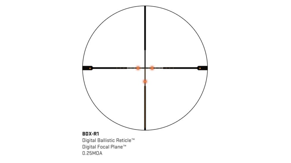 SIG SAUER Sierra3BDX 2.5-8x32mm Rifle Scope 30mm Tube, Second Focal Plane, Black, BDX-R1 Digital Reticle, MOA, SOSBDX32111
